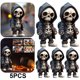 thumbnail image 1 of 5 Piezas Sudadera Halloween Muñecas Calavera Artesanías Resina Escultura Gótica Hombre Esqueleto (A), 1 of 5