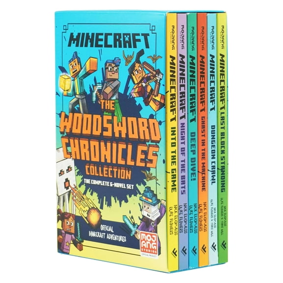 Minecraft The Woodsword Chronicles Nick Eliopulos 6 Books Box Set - Ages 9-14 - Paperback