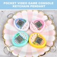 thumbnail image 4 of Electronic Pet Keychain Toy Mini Digital Pet Machine Key Ring Holder Handheld Game Console Backpack Pendant Kids Adults Birthday Gifts, 4 of 4