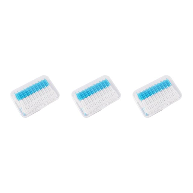 Smilepp Maintain HealthyOral Hygiene Routine With Flosser Toothbrush Easy light blue 160 pieces 3Set