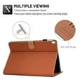 thumbnail image 4 of Dteck Flip Case for iPad 9th Gen/iPad 8th Gen/iPad 7th Gen 10.2 inch, iPad Air 3rd Gen Case, Folio Wallet Case with Multi-Angle Viewing Stand, Auto Wake Sleep, Brown, 4 of 5