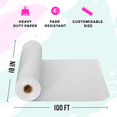 thumbnail image 3 of Bryco Goods White Kraft Paper Roll - 18 Inch x 100 Feet - Made in USA - Moving Supplies, Gift Wrapping, Arts & Crafts, Bulletin Board, Packing Paper, 3 of 8
