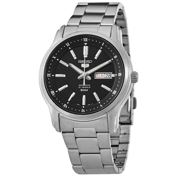 Seiko Seiko 5 Automatic Black Dial Men's Watch SNKP11