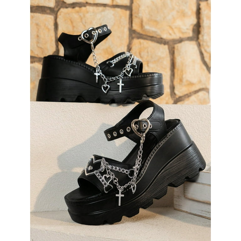 Cross Necklace Lace-Up Gothic Beach Dress Cross Necklace Lace-Up Gothic Beach Dress