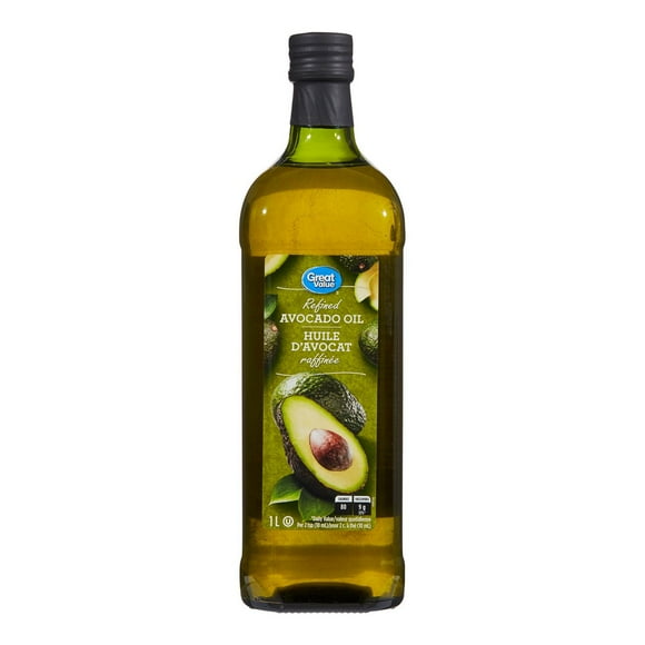 Huile d’avocat raffinée Great Value 1 L