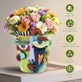thumbnail image 3 of Threns Abstract Face Planters Pots Head,Unique Head Planter for Indoor Plants,Funny Face Flower Pot,Colorful Plant Pots for Outdoor Garden Decor and Home Art Decoration, 3 of 11