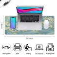 thumbnail image 5 of Gold Blue Waves&nbsp;mousepad Gamingwaterproofnon Slip&nbsp;for Office Home Work Gaminggaming Mouse PadRubber Base Mousepad with Stitched Edges 31.5x11.8inches, 5 of 7
