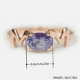 thumbnail image 5 of Ahansh Jewels Amethyst Oval Ring for Mother's Day Gift or Daily Wear 925 Sterling Silver, 5 of 5