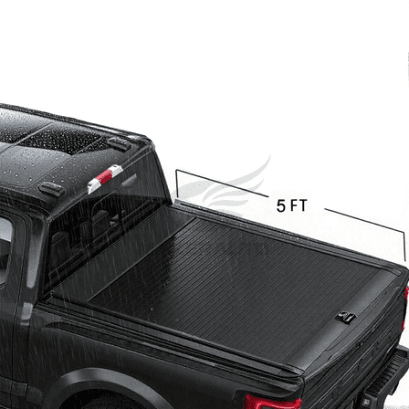 5FT Retractable Truck Tonneau Bed Cover Hard For 2016-2025 Toyota Tacoma