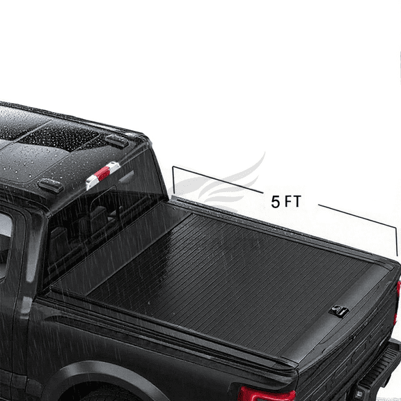 5FT Retractable Truck Tonneau Bed Cover Hard For 2016-2025 Toyota Tacoma