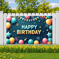 thumbnail image 5 of Yatrandify Colorful Balloons Happy Birthday Banner Decorative Design Party Backdrop Celebration Banner for Birthday Party Kids Event Photo Shoot, 5 of 8