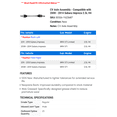 thumbnail image 2 of CV Axle Assembly - Compatible with 2008 - 2014 Subaru Impreza 2.5L H4 2009 2010 2011 2012 2013, 2 of 2