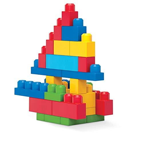 Mega Bloks First Builders Big Building Bag with Big Building Blocks Building Toys for Toddlers 80 Pieces Blue Bag 3 5 years Walmart