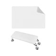 thumbnail image 4 of TOOYFUL Nail Arm Rest, PU Leather Manicure Hand Pillow with Pad, Professional Nail Rest Cushion Table Desk Station for Acrylic Nails White, 4 of 10