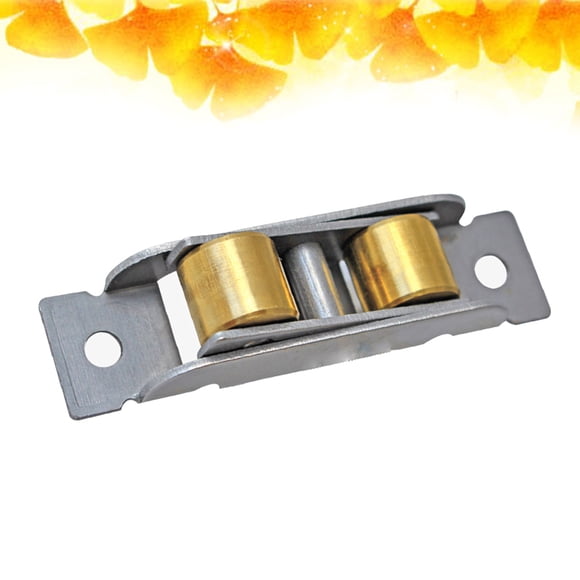 SHOWERORO 1Pcs Stainless Small Pulley Wheel Replacement for Home Door Window 0.63in Diameter
