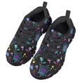 thumbnail image 4 of Uourmeti Kids Shoes Size 4 Halloween Boys Girls Sneakers Breathable Rainbow Bat Cobweb Mushroom Athletic Running Sneakers Slip on School Causal Daily Shoes, 4 of 7