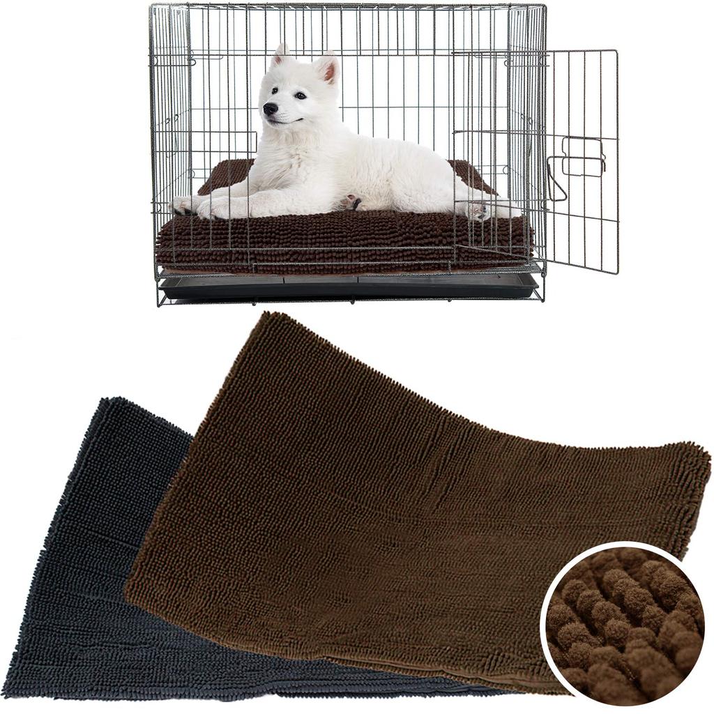 My Doggy Place Ultra Absorbent Padded Microfiber Chenille Dog Crate Mat