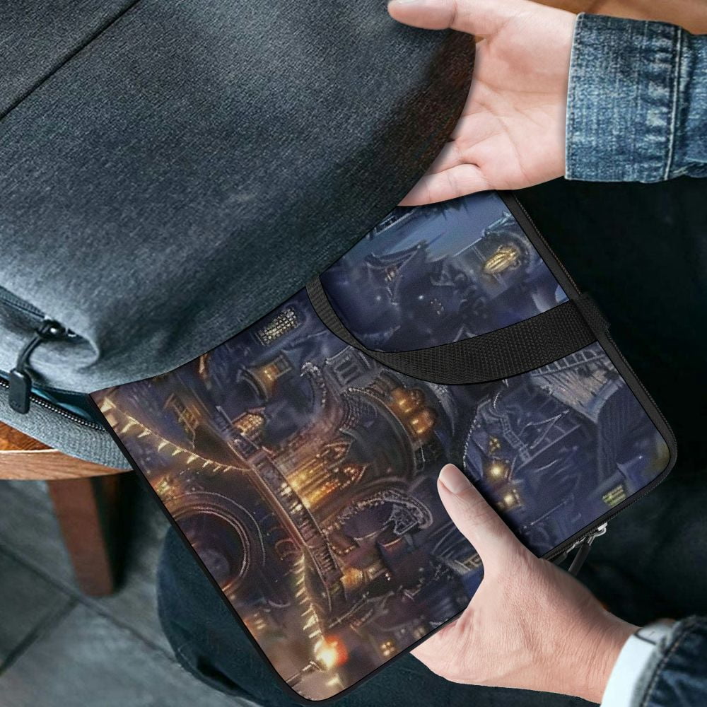 JRXY Fantasy Art Laptop Carrying Bag Diving Fabric Computer Protective Case 15inch