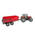 thumbnail image 2 of 02045 Bruder Massey Ferguson 7480 Tractor With Tipping Trailer 1:16 Scale, 2 of 6