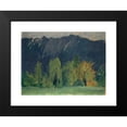 thumbnail image 2 of Ernst Schiess 14x12 Black Modern Framed Museum Art Print Titled - Mountain Landscape, 2 of 5