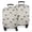 Highland Cow Cactus, variant on Black Highland Cow Flower Gnome Pattern Luggage Cover Fashion Suitcase Cover Baggage Covers Fit 25-28 Inch Luggage (Go Travel)