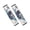 Blue Feather Wolf Watercolor Design, variant on Chririnla Cowhide Geometric Pattern Car Seat Belt Pads 2 Pack, Seat Belt Shoulder Pad Composite SBR Thick Waterproof for Truck SUV Sedans