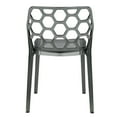 thumbnail image 5 of Modern Dynamic Dining Chair, Set of 2 - Transparent Black, 5 of 7