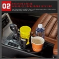 thumbnail image 2 of Support Universel pour Gobelet d'Eau de Voiture, Rotation à 360 Degrés, Support de Bouteille de Boisson, Support de Bouteille de Voiture en ABS, 2 of 8
