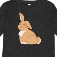 thumbnail image 4 of Inktastic Easter Cute Floppy Ear Brown Bunny Boys or Girls Long Sleeve Toddler T-Shirt, 4 of 5