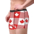 thumbnail image 2 of Pofeuu Maple Leaves1 Print Men’s Boxer Briefs, Moisture-Wicking Underwear, Regular,Trunk-Medium, 2 of 5