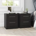 thumbnail image 6 of Kappesberg Foster Black 3-Piece Modern Dresser and Nightstand Bedroom Set, 6 of 6