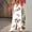 White4, variant on Womens Floral Jumpsuits Sleeveless Spaghetti Strap Boho Wide Leg Pant One Piece Jumpsuits Baggy Overalls Crew Neck Going Out Date Night Womens Rompers For Summer XL