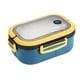 thumbnail image 3 of Fiambrera de 1200 ml perfecl Contenedor de alimentos 2 capas 3 compartimentos Azul, 3 of 8