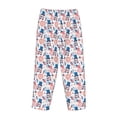 thumbnail image 5 of Naloa American Gnomes Print Women’s Ultra-Soft Comfy Pajama Lounge Pants with Pockets & Drawstring, 5 of 8
