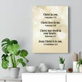 thumbnail image 5 of Scripture Walls  Jesus Christ is in You Bible Verse Canvas Christian Wall Art Ready to Hang Unframed, 5 of 7