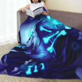 thumbnail image 6 of Un-der_Tale Sans Blanket Soft Warm Flannel Throw Blanket for Bed Sofa Couch Bedroom Living Room Dorm All Season 60"x50", 6 of 6