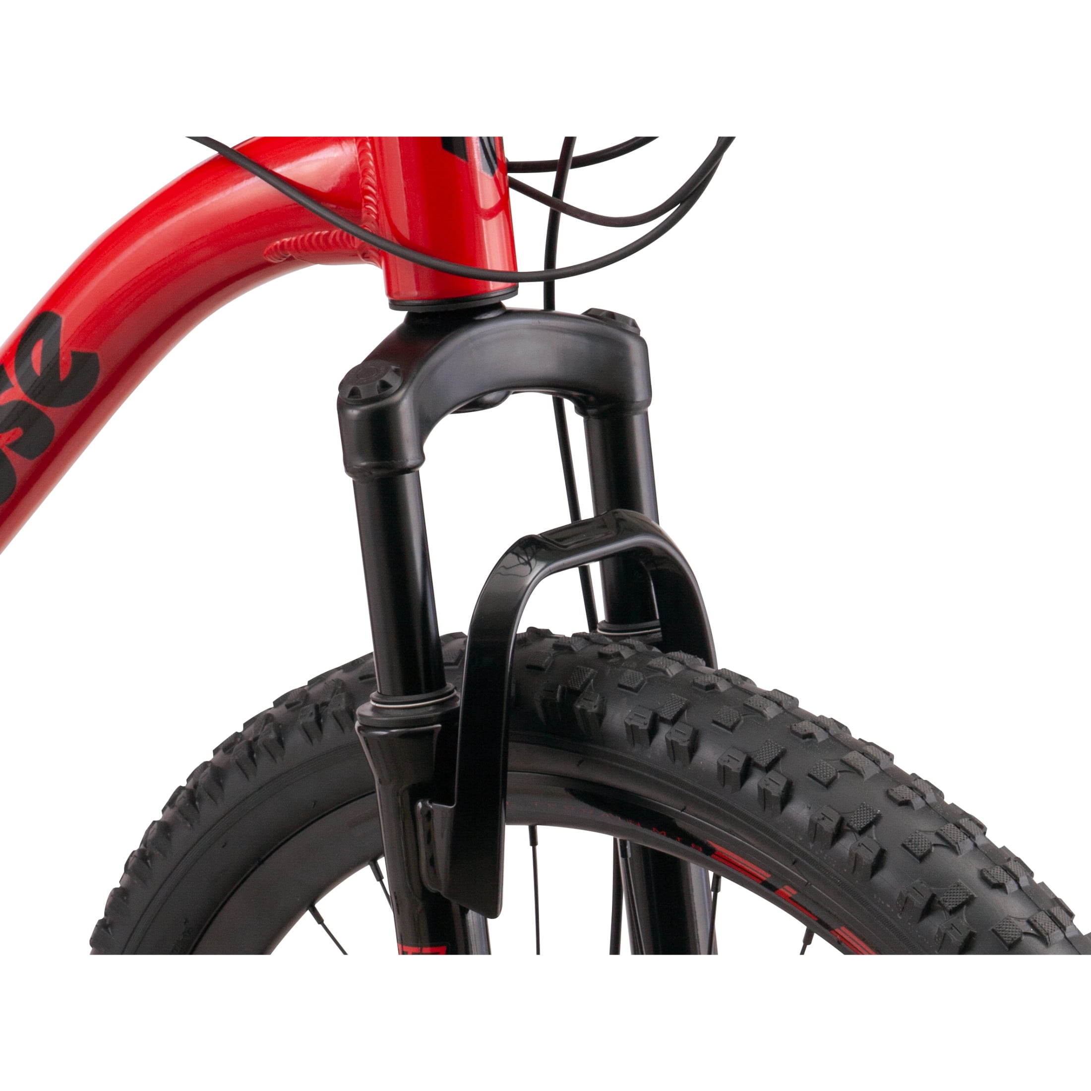 Mongoose Status Dual Suspension Mountain Bike, 27.5-Inch Wheels, 21 Speeds, Red