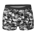 thumbnail image 6 of Mens Underwear Boxer Briefs - Grey Cat Camouflage Comfort Breathable men's boxer briefs with Flex Waistband, 6 of 7