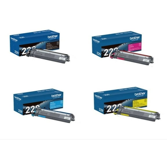 Genuine Brother MFC-L8395CDW Toner Set (CMYK) for MFCL8395CDW / L8395CDW OEM Brother