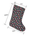 thumbnail image 5 of Christmas Stockings Dark Blue Santa and Gnome Pattern 3 Pcs 14.8 Inch, 5 of 5