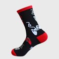 thumbnail image 2 of Penkiiy Middle Socks for Men Men Women Casual Personality Letters Sock Cotton Sock Red Socks, 2 of 5
