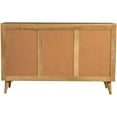 thumbnail image 4 of Alyssum 3-door Mango Wood Accent Cabinet Natural, 4 of 7