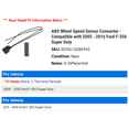 thumbnail image 2 of ABS Wheel Speed Sensor Connector - Compatible with 2005 - 2016 Ford F-350 Super Duty 2006 2007 2008 2009 2010 2011 2012 2013 2014 2015, 2 of 2