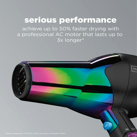 Infiniti Pro by Conair Ceramic Hair Dryer - Rainbow Chrome Finish