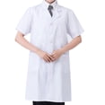 thumbnail image 3 of Shengyu Laboratory Coat Buttons Multi Pocket Short Sleeve Pet Shop School Factory Work Clothes Internship Section Beautician Use Short Sleeve XXL, 3 of 9