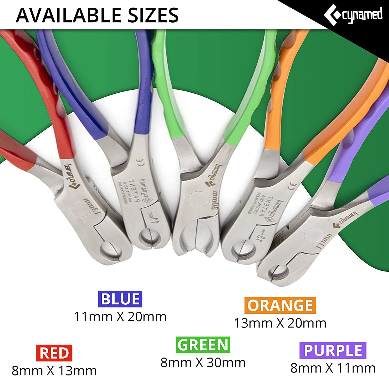 Cynamed Twin Action Decapper Pliers - Perfect for Decapping 13mm and 20mm Crimped Vials and Bottles