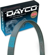 Dayco AC Idler Serpentine Belt compatible with Toyota Tacoma 2.4L 2.7L 3.4L L4 V6 1995-2004
