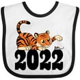 thumbnail image 3 of Inktastic 2022 Year of the Tiger Boys or Girls Baby Bib, 3 of 4