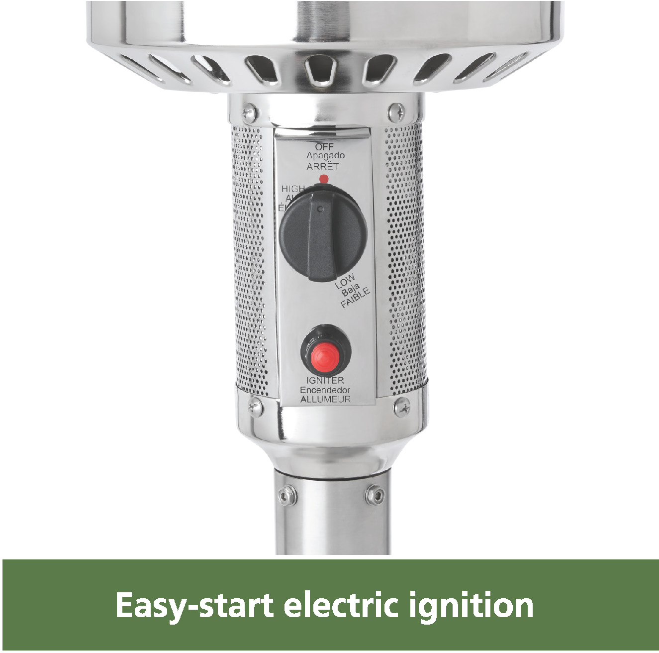 Mainstays 48,000 BTU Freestanding Propane Patio Heater photo 2