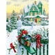 thumbnail image 2 of Cuadros Decorativos Kit de bordado de punto de cruz de pintura de diamante 5D de escena de nieve de taladro cuadrado completo DIY Ehuebsd Nuevos Originales, 2 of 9